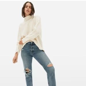 The Oversized Stroopwafel Turtleneck in ReCashmere